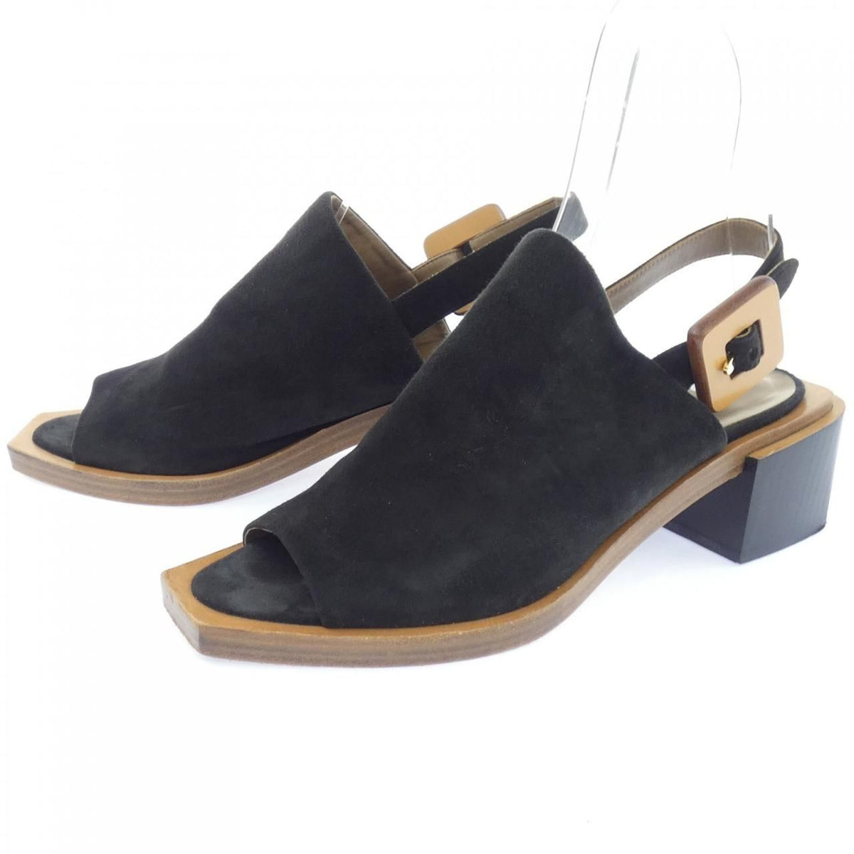 Hermes Sandals Black — view 3