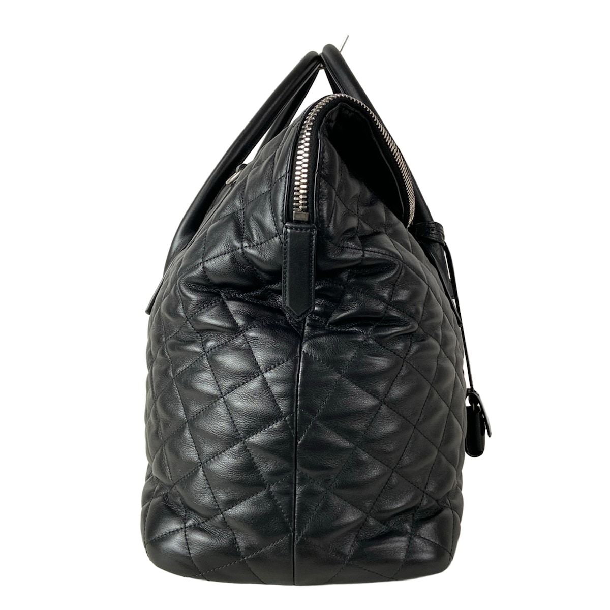 Saint Laurent Paris Boston Bag Black 2-Way Leather — view 2