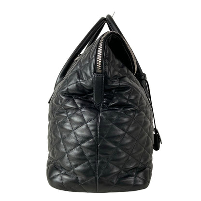 Saint Laurent Paris Boston Bag Black 2-Way Leather — view 2