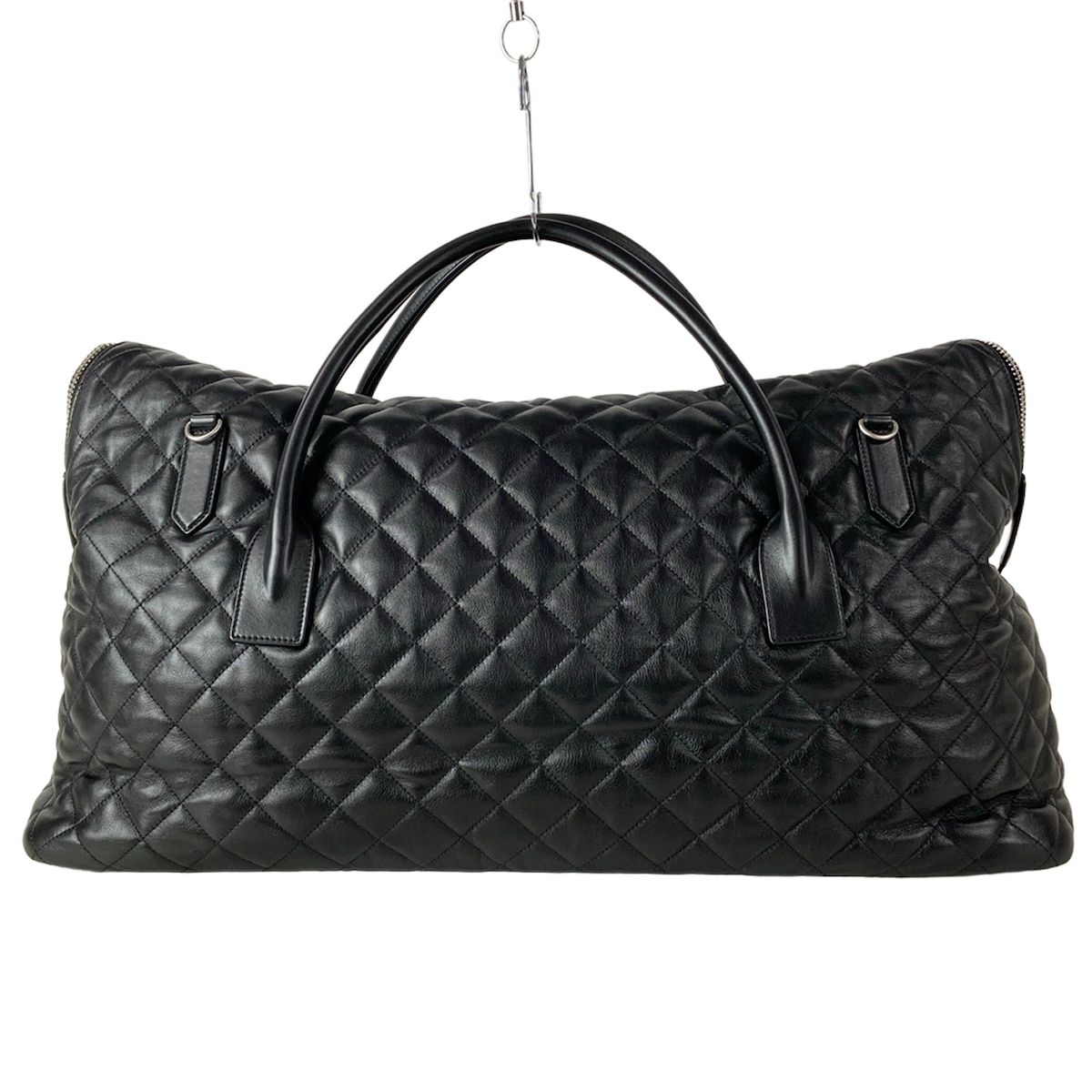Saint Laurent Paris Boston Bag Black 2-Way Leather — view 3