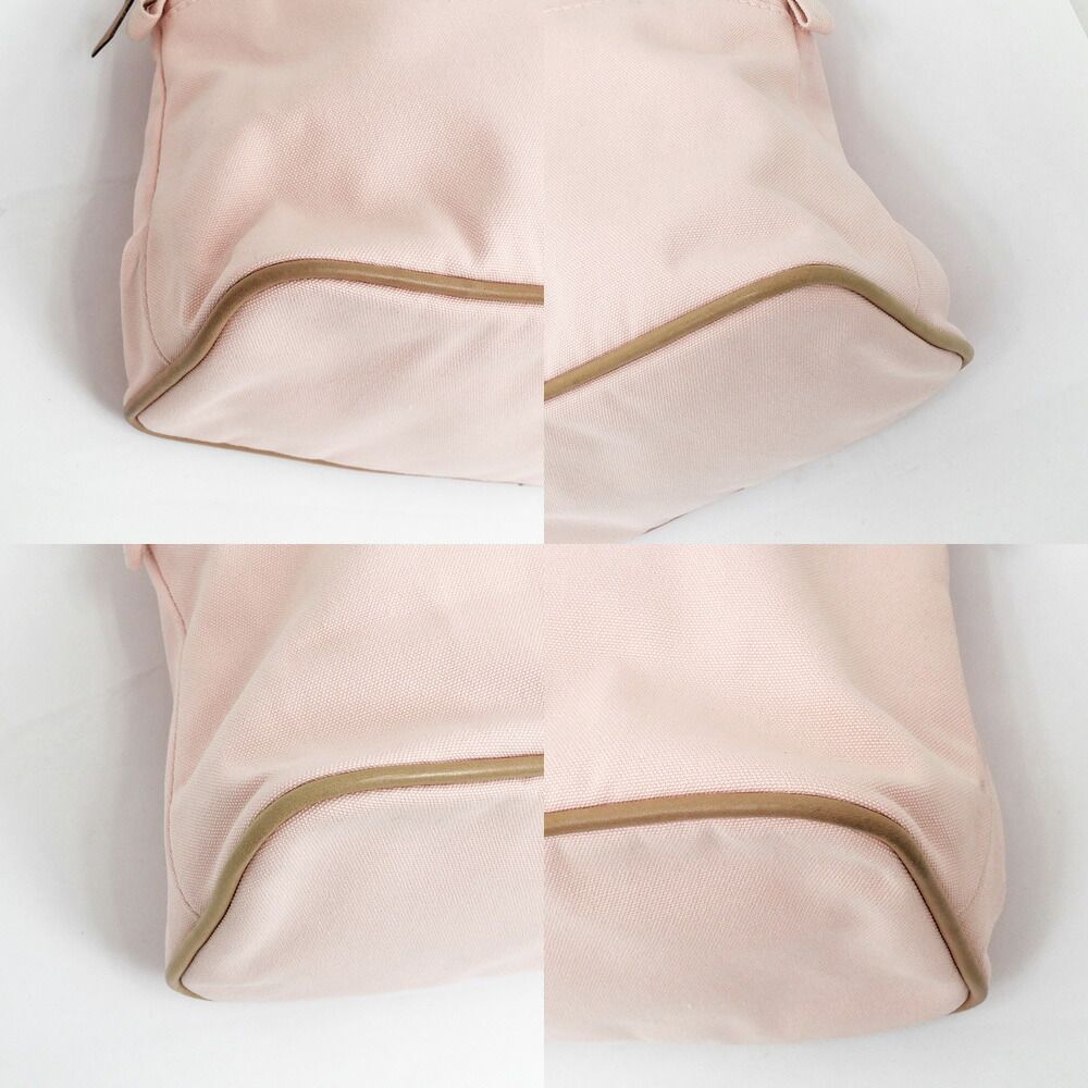 Hermes Bolide Pouch GM Pink Gold Cotton Canvas 100% — view 5
