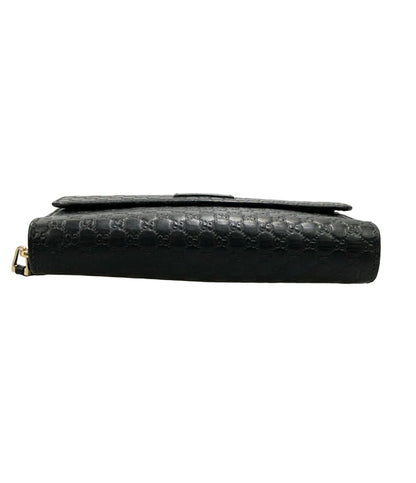Gucci Zip Around Bifold Wallet Microguccissima — view 4