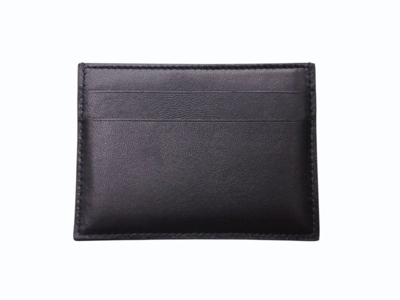 Balenciaga Under Armor 25 Spring Collection Logo Card Case Black Calfskin — view 3