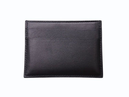 Balenciaga Under Armor 25 Spring Collection Logo Card Case Black Calfskin — view 3
