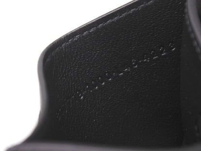 Balenciaga Under Armor 25 Spring Collection Logo Card Case Black Calfskin — view 7