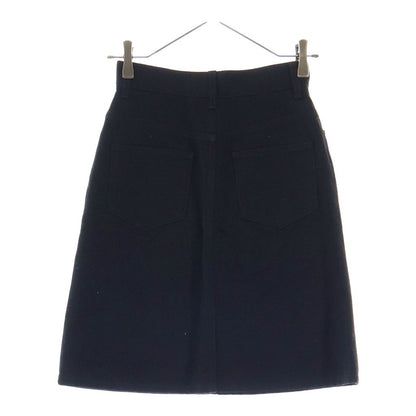 Gucci Sequins Embroidery Denim Skirt Black XR — view 2