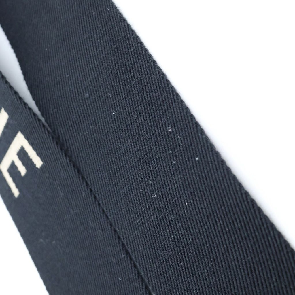 Celine Logo Shoulder Strap Canvas Leather Black — view 4