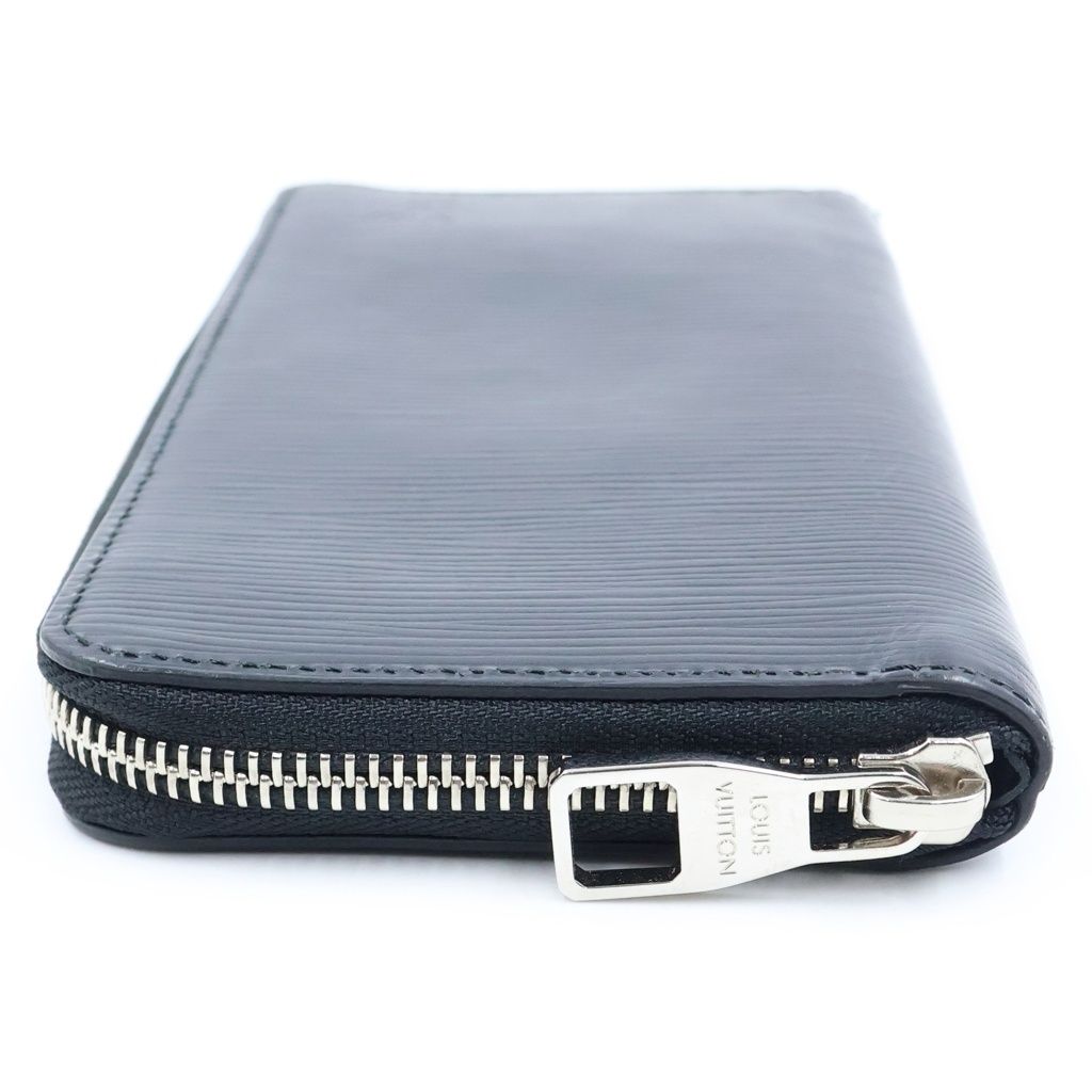 Louis Vuitton Epi Zippy Wallet Vertical Round Zip Leather Black — view 3