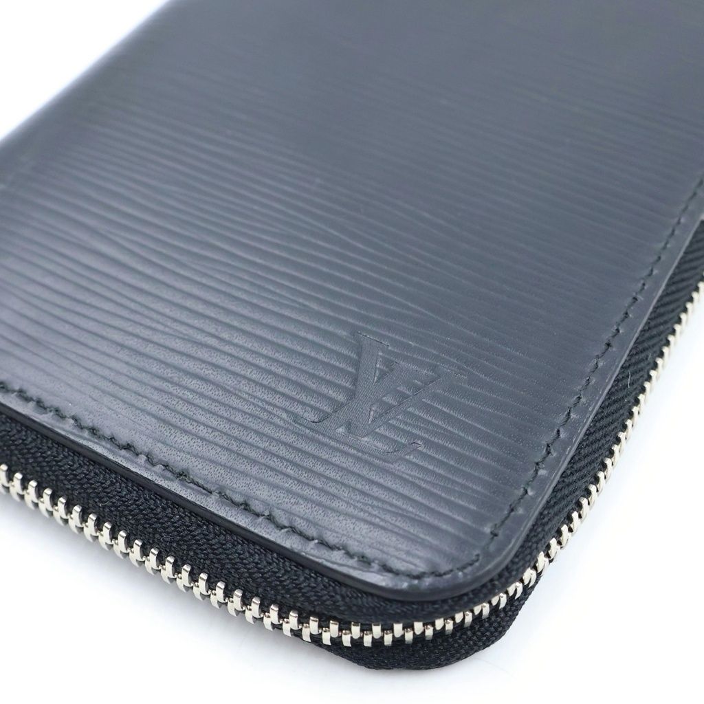 Louis Vuitton Epi Zippy Wallet Vertical Round Zip Leather Black — view 4