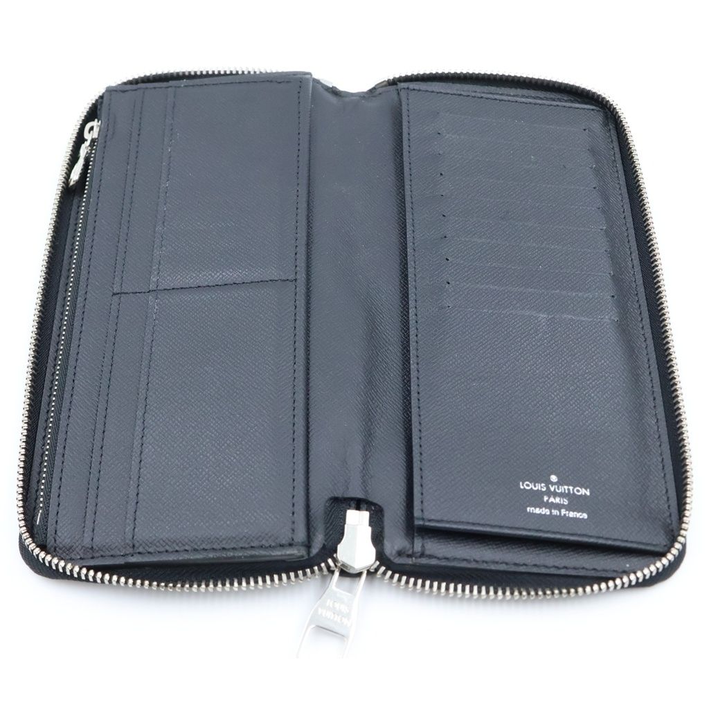 Louis Vuitton Epi Zippy Wallet Vertical Round Zip Leather Black — view 5