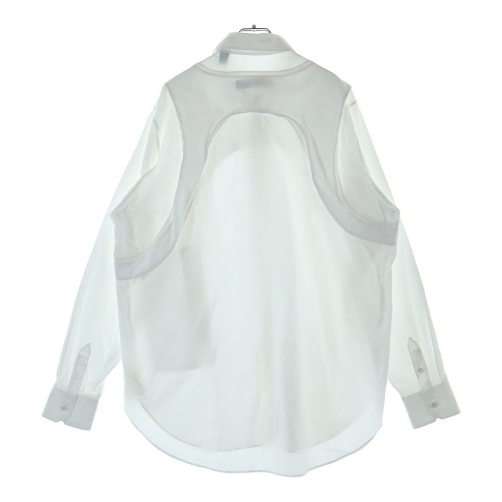 Louis Vuitton Vest Docking Design Long Sleeve Shirt Blouse White — view 2