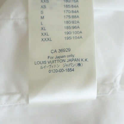 Louis Vuitton Vest Docking Design Long Sleeve Shirt Blouse White — view 8