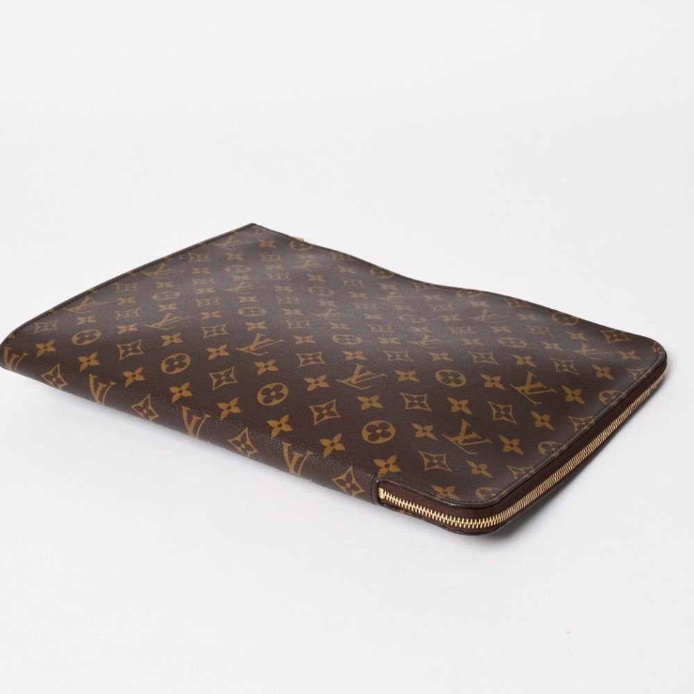 Louis Vuitton Clutch Poche Document Monogram Gold — view 5