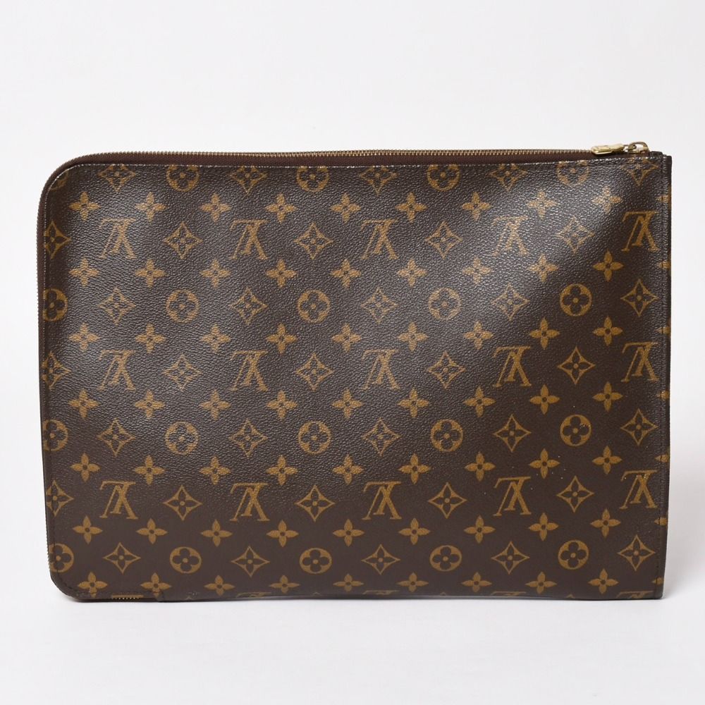 Louis Vuitton Clutch Poche Document Monogram Gold — view 2