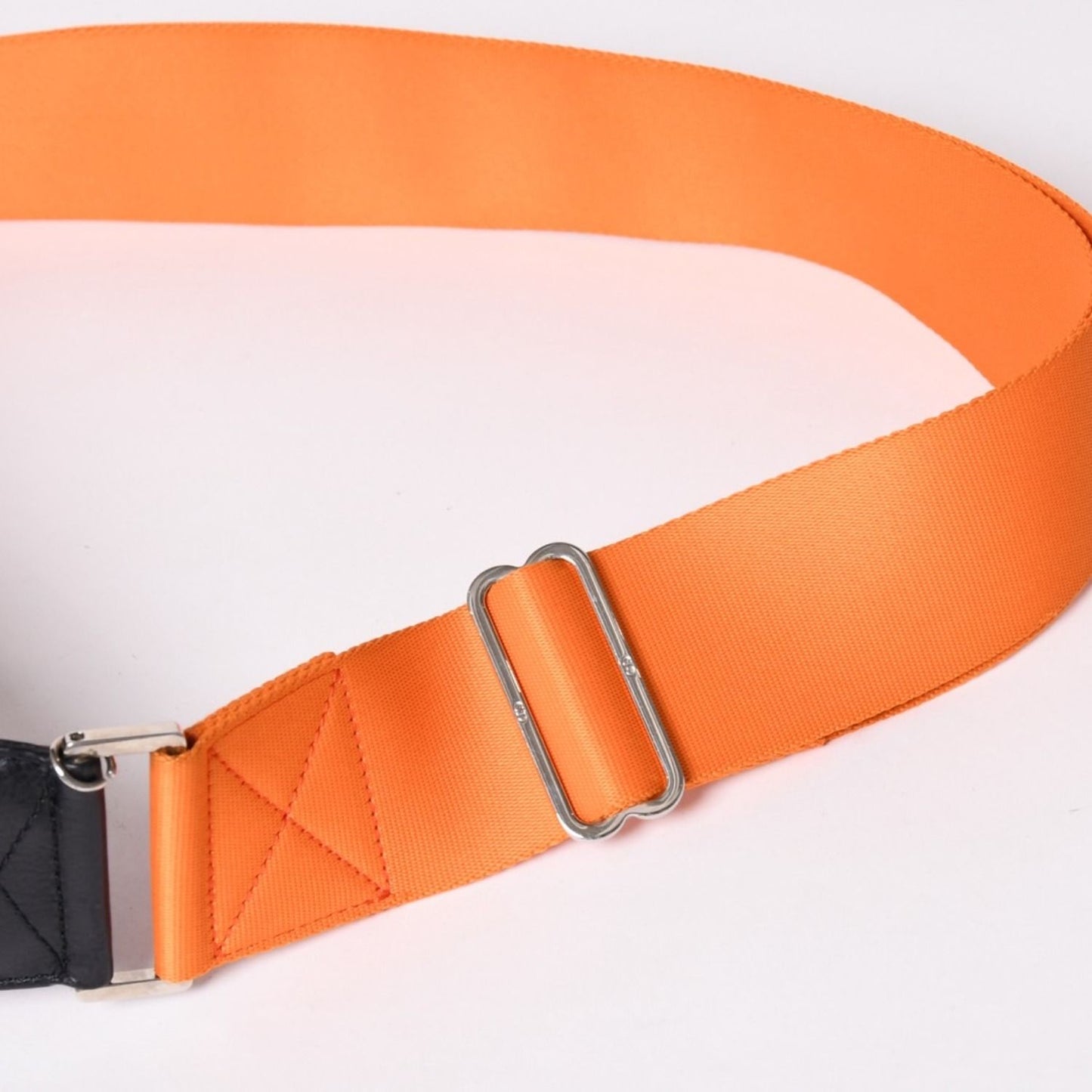 Dior Flight Line Trotter Messenger Bag Galliano Era Orange Navy Silver — view 6