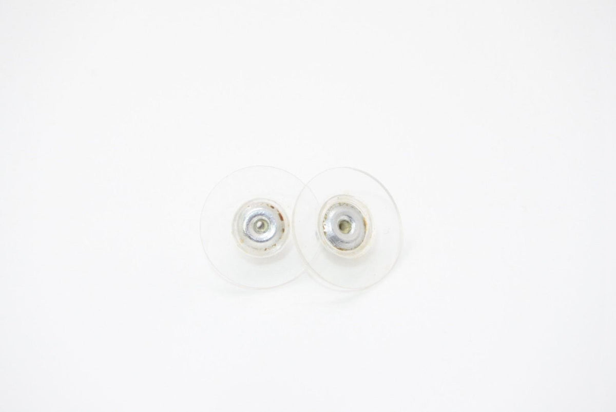 Chanel CC Logo Drop Shape Large Rhinestone Earrings Metal — view 7