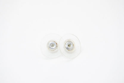 Chanel CC Logo Drop Shape Large Rhinestone Earrings Metal — view 7