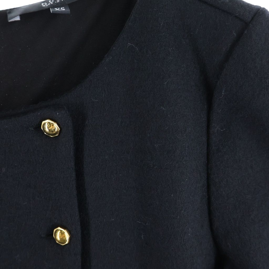 Gucci Wool Dress Gold Button Black — view 4