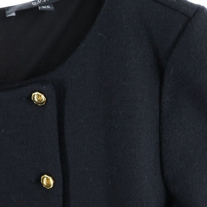 Gucci Wool Dress Gold Button Black — view 4