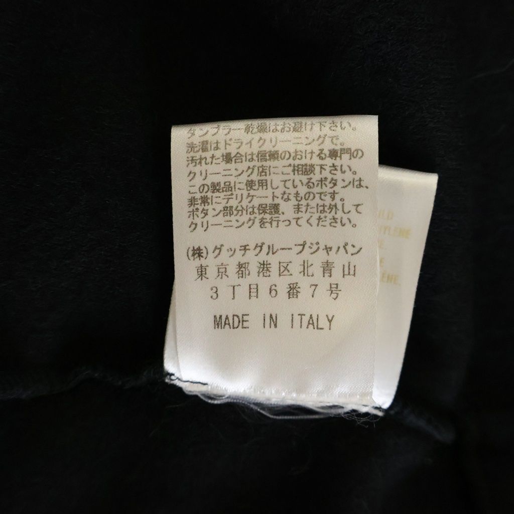 Gucci Wool Dress Gold Button Black — view 8