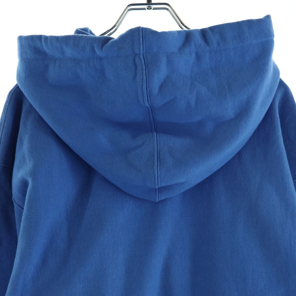 Gucci Print Embroidery Pullover Hoodie 27 Blue — view 4