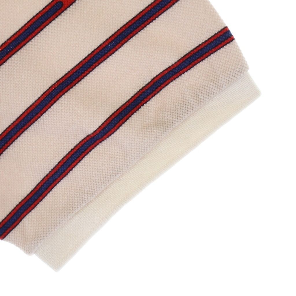 Gucci Polo Shirt Border Short Sleeve Beige — view 5