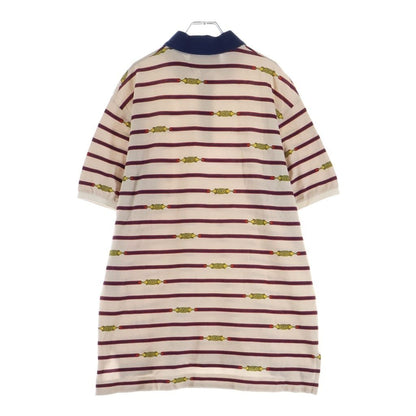 Gucci Polo Shirt Border Short Sleeve Beige — view 2