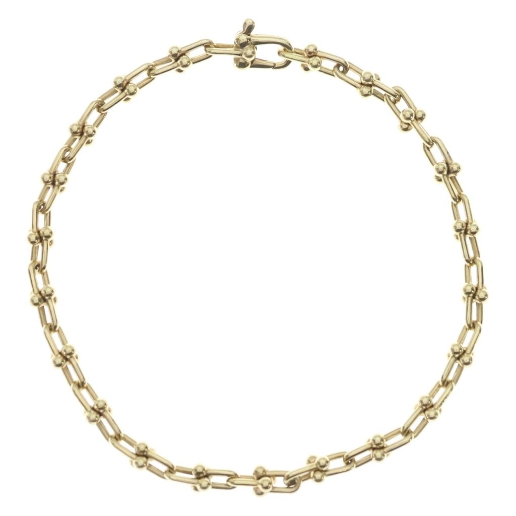 Tiffany & Co 18k Yellow Gold Micro Link Bracelet — view 2