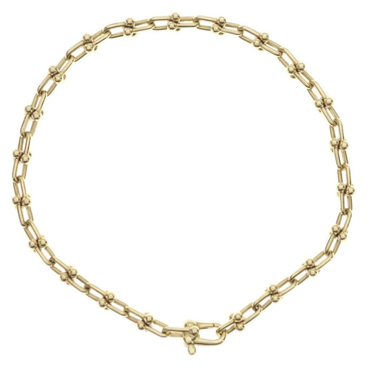 Tiffany & Co 18k Yellow Gold Micro Link Bracelet
