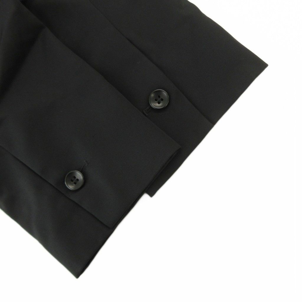 Max Mara White Tag Soutien Collar Coat with Long Belt Black 38 — view 5