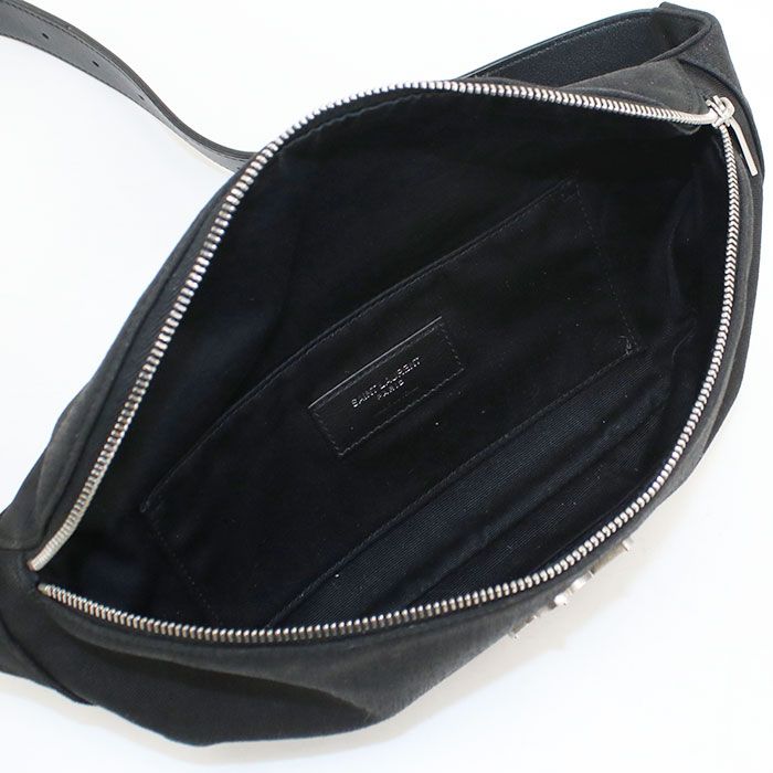 Saint Laurent Classic Belt Bag Cassandra Canvas — view 3