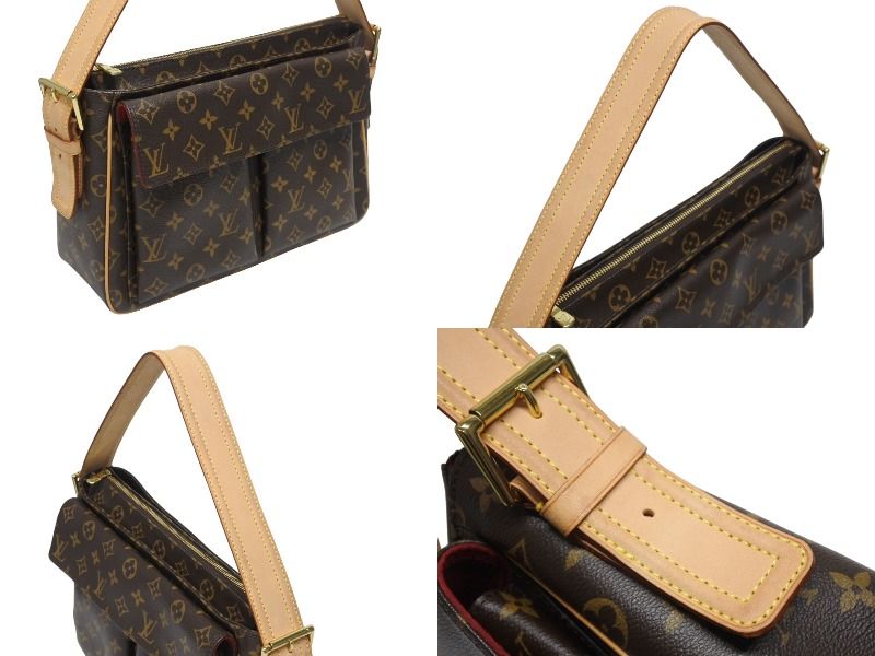Louis Vuitton Viva-Cite GM Bag Monogram Leather Gold — view 4