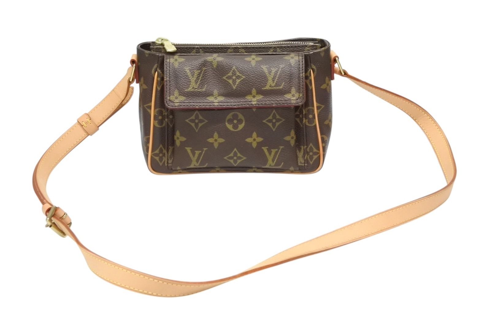 Louis Vuitton Shoulder Bag Viva-Cite PM Brown Monogram Gold