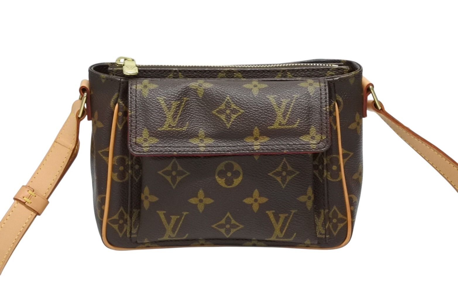 Louis Vuitton Shoulder Bag Viva-Cite PM Brown Monogram Gold — view 3