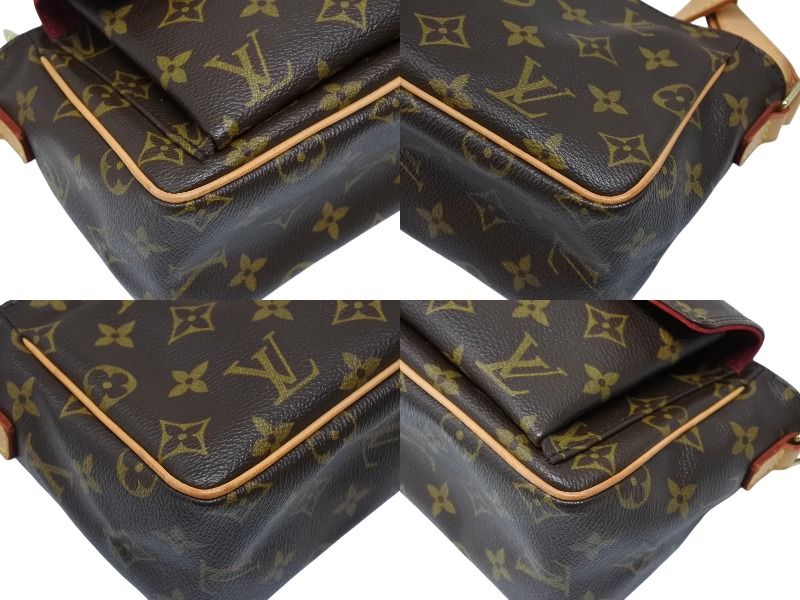 Louis Vuitton Shoulder Bag Viva-Cite PM Brown Monogram Gold — view 6