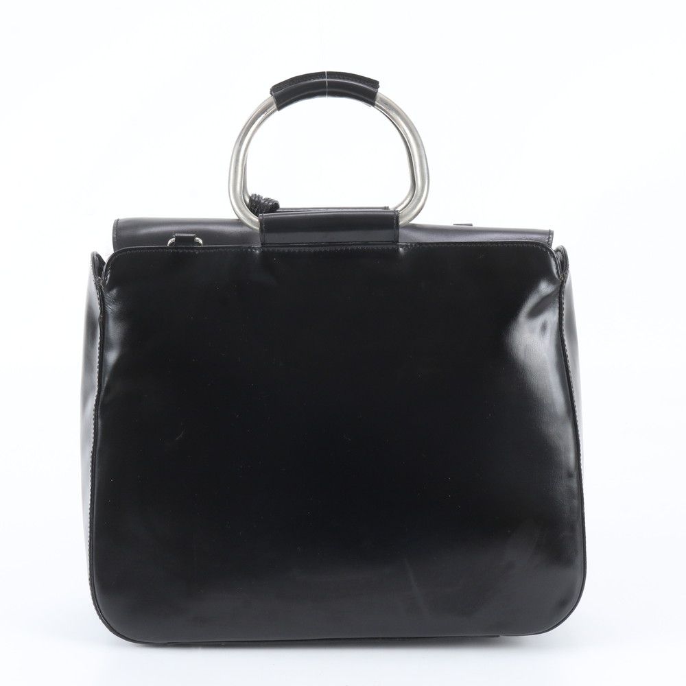 Gucci 5 Leather Handbag Tote Black — view 3