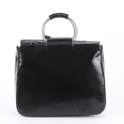 Gucci 5 Leather Handbag Tote Black — view 3