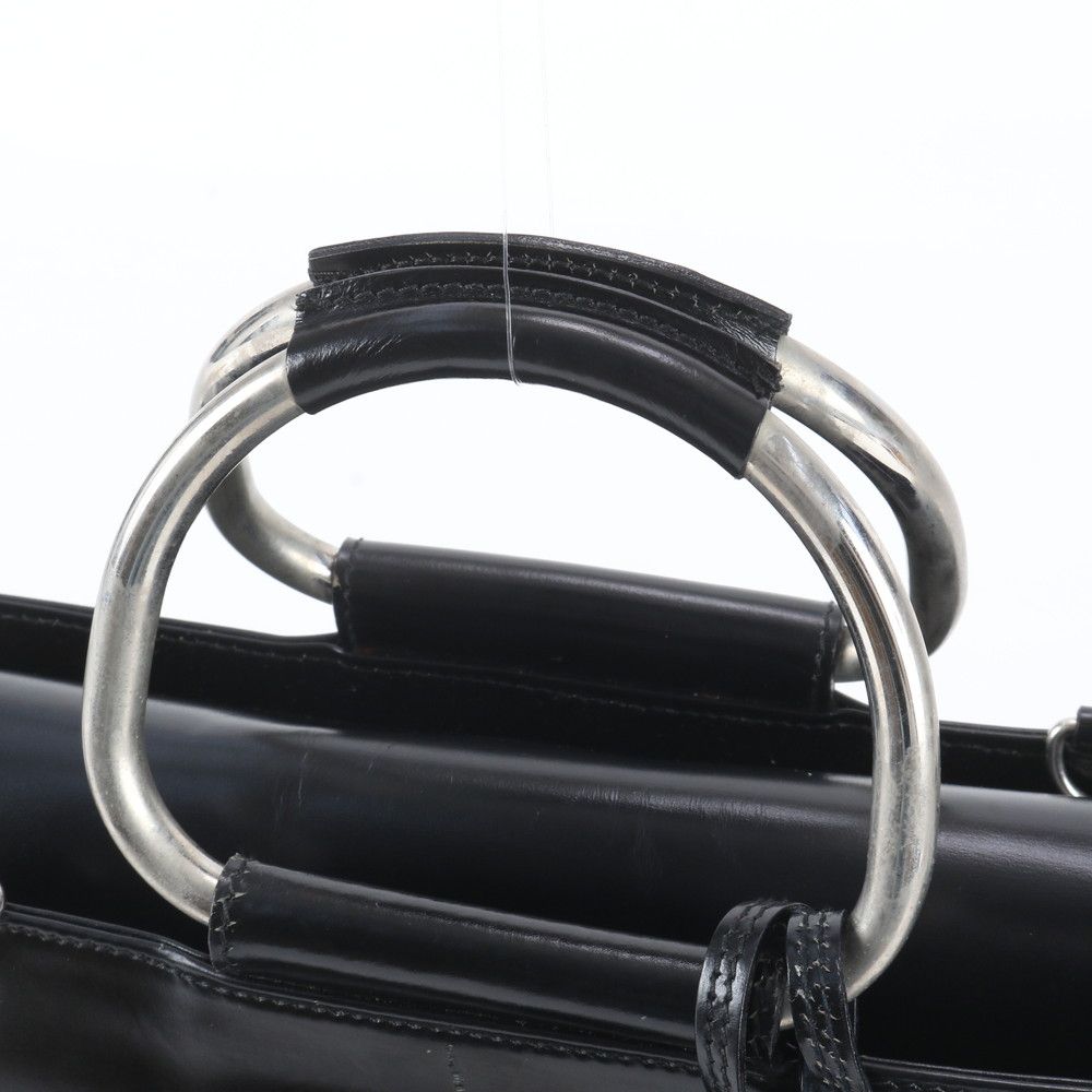 Gucci 5 Leather Handbag Tote Black — view 2