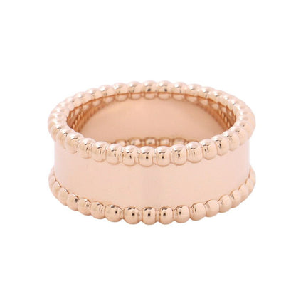 Van Cleef & Arpels Ring Perlee Signature 18k Pink Gold — view 3