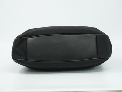 Gucci Bamboo 2-Way Shoulder Bag Canvas Black — view 3