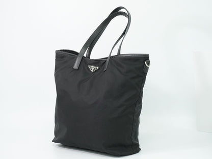 Prada Robot Collection Shoulder Bag Tote Nylon Black Multicolor — view 2