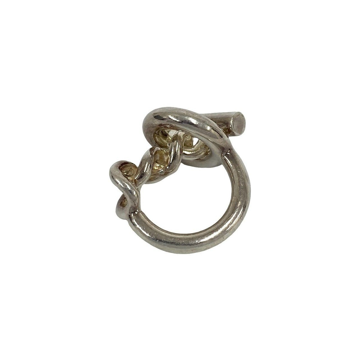 Hermes Croisette Ring 925 Sterling Silver — view 6