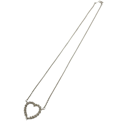 Tiffany & Co Vintage Twist Heart Necklace 925 Sterling Silver Pendant — view 6
