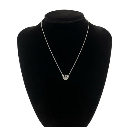 Tiffany & Co Vintage Enchant Heart Necklace 925 Sterling Silver — view 2