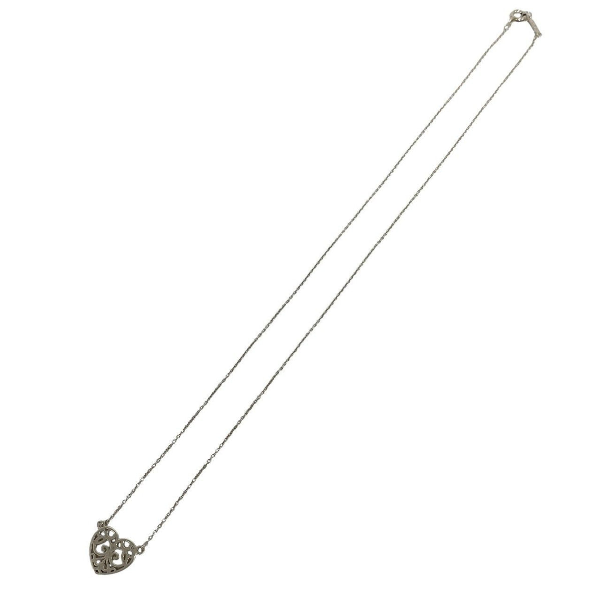 Tiffany & Co Vintage Enchant Heart Necklace 925 Sterling Silver — view 6