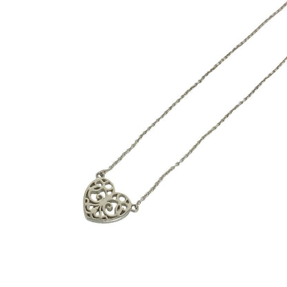 Tiffany & Co Vintage Enchant Heart Necklace 925 Sterling Silver — view 4