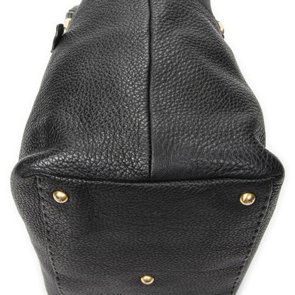 Fendi Selleria Boston Black Leather — view 8