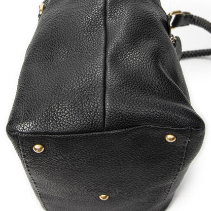 Fendi Selleria Boston Black Leather — view 7