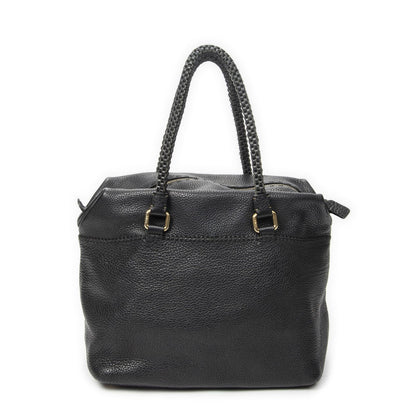 Fendi Selleria Boston Black Leather — view 5