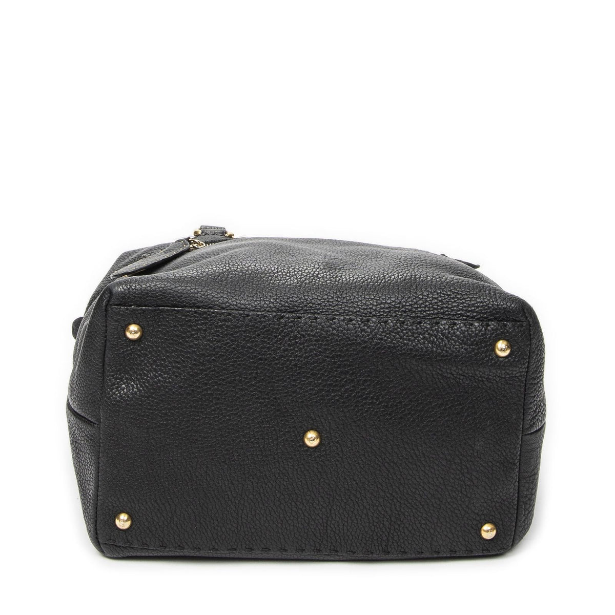 Fendi Selleria Boston Black Leather — view 6